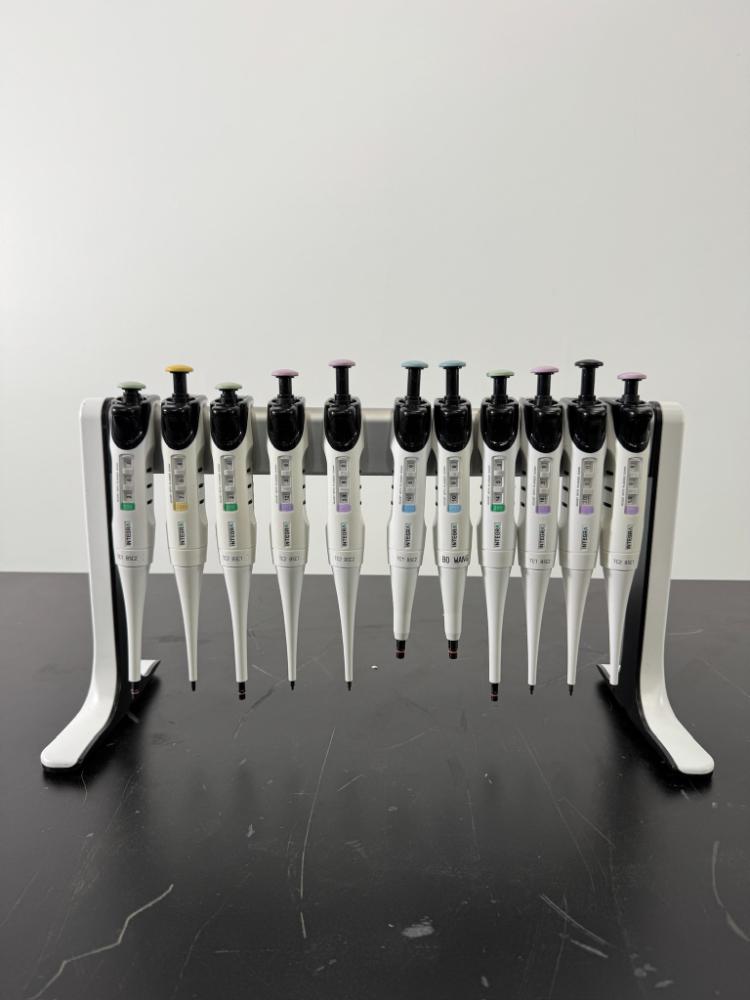 Image of Integra Single Channel Pipettes w/ Stand - Quantity 11